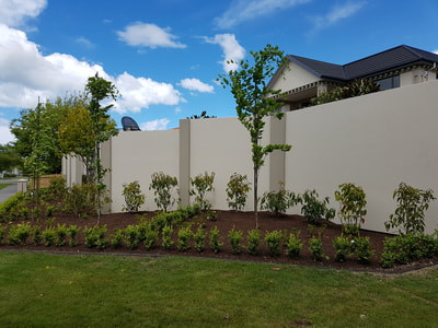 A block wall made for front fencing by tooley holdings