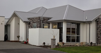 block wall made from exterior plaster by tooley holdings in christchurch nz